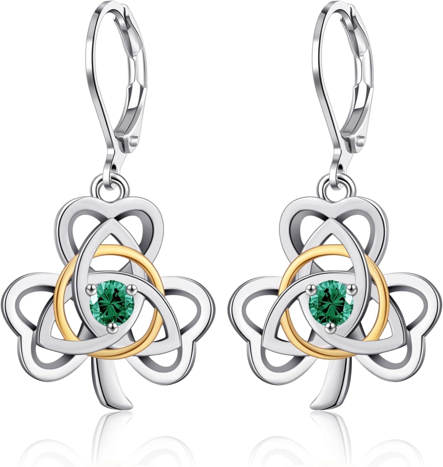 Celtic Earrings for Women Celtic Knot Dangle Earrings Good Luck Irish Drop Earrings Jewelry for Women