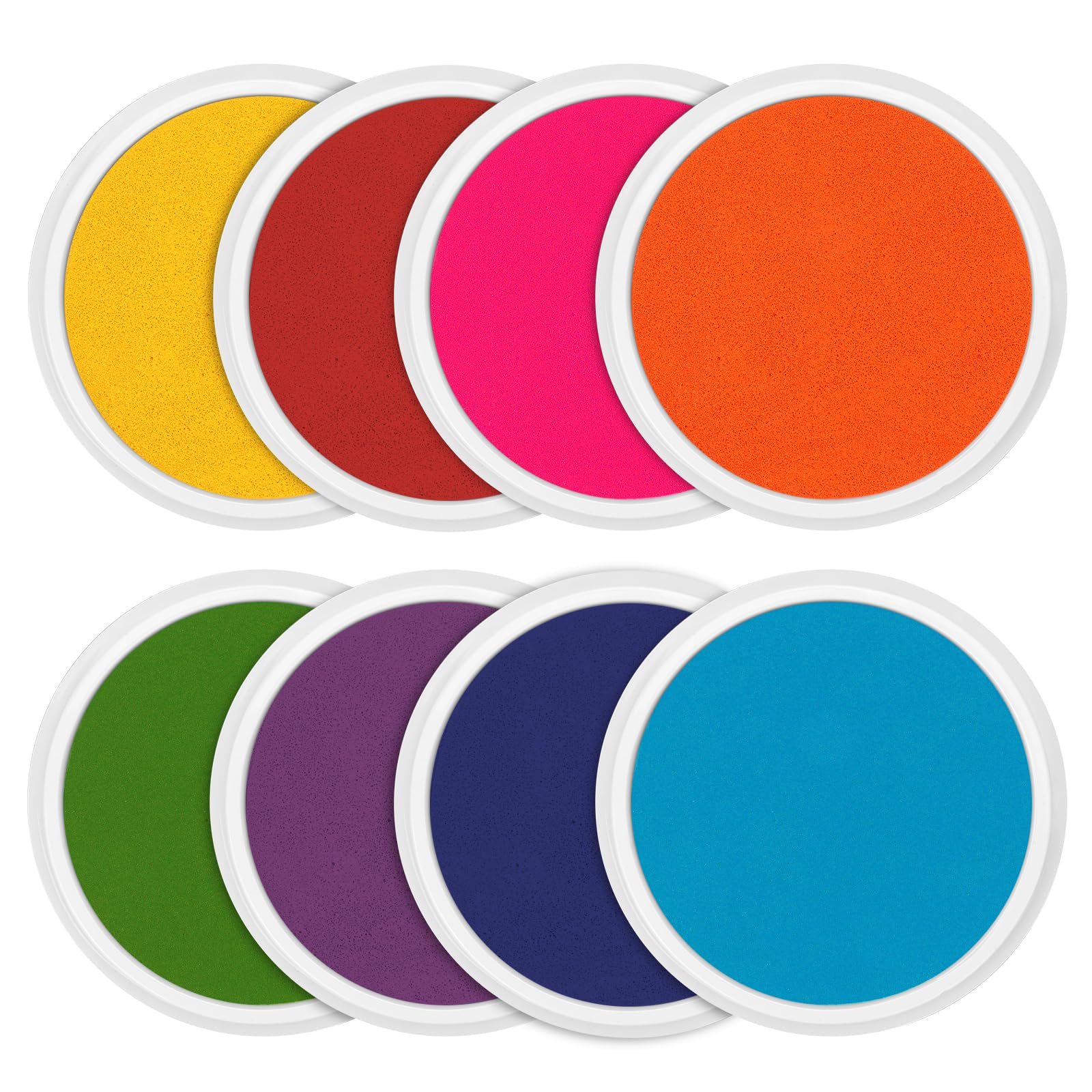 The Nliyeisu 7 Inch Ink Pad Pads offer a large, colorful surface for creative exploration.