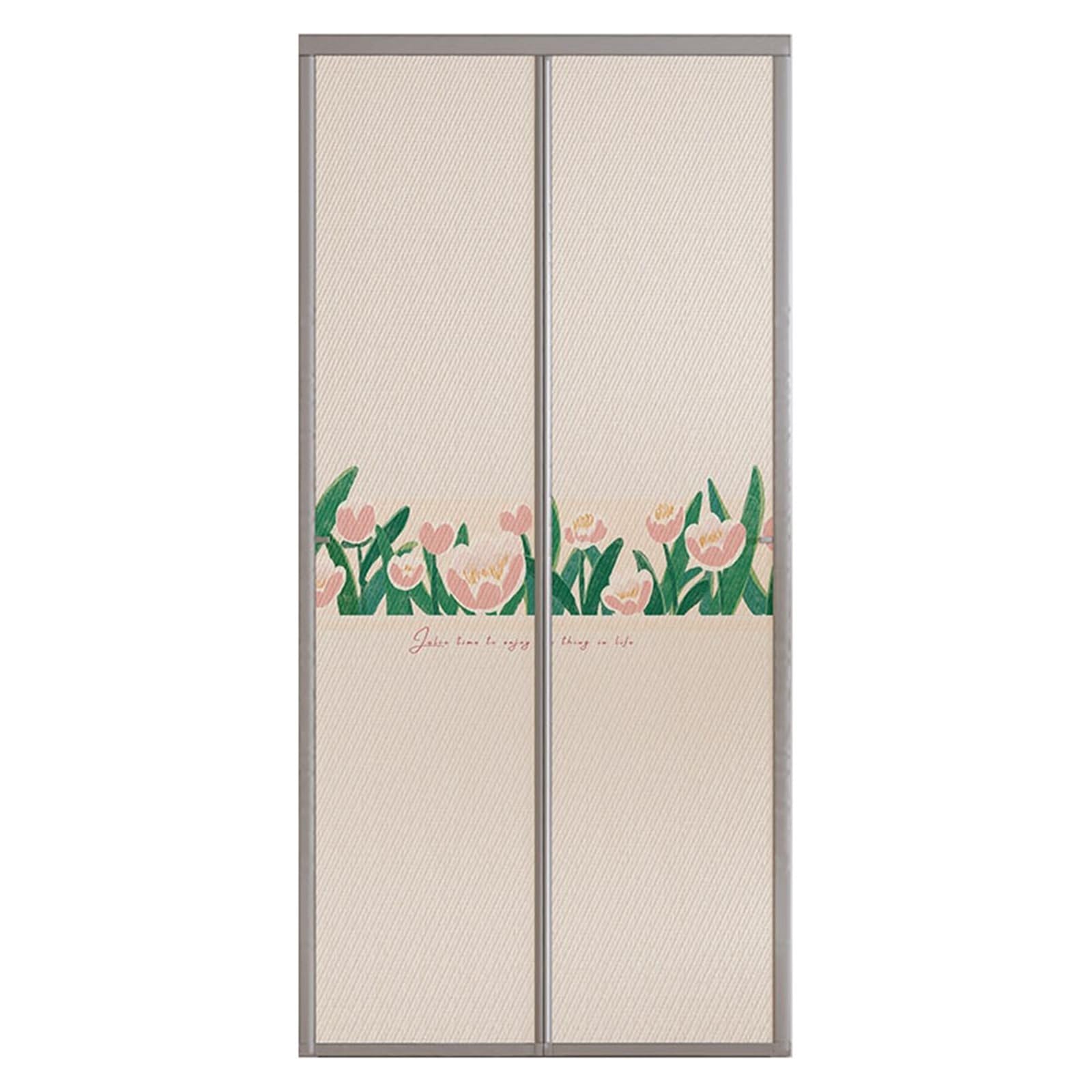 Moustiquaire porte magnétique 95x220cm rideau aimanté appartement