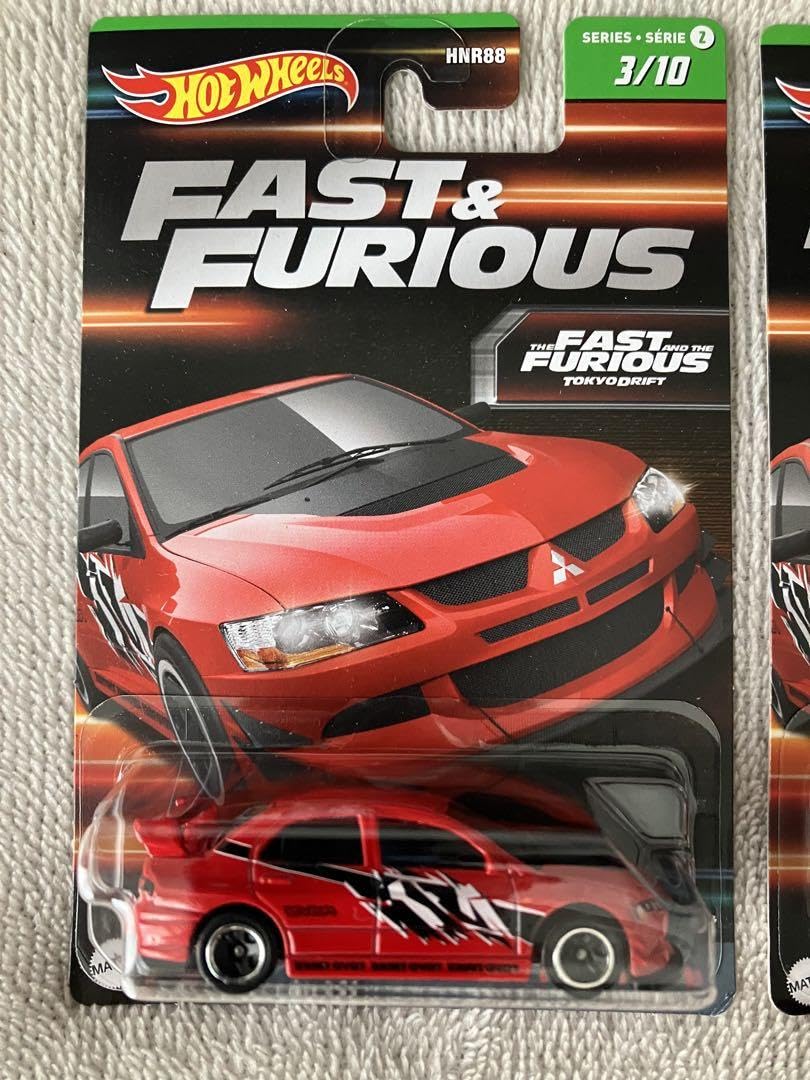 ホットウィール ワイルドスピード 10台セット ヤマダ電機限定 エボIX等 映画『ワイルド・スピード／ファイヤーブースト』全世界同時公開