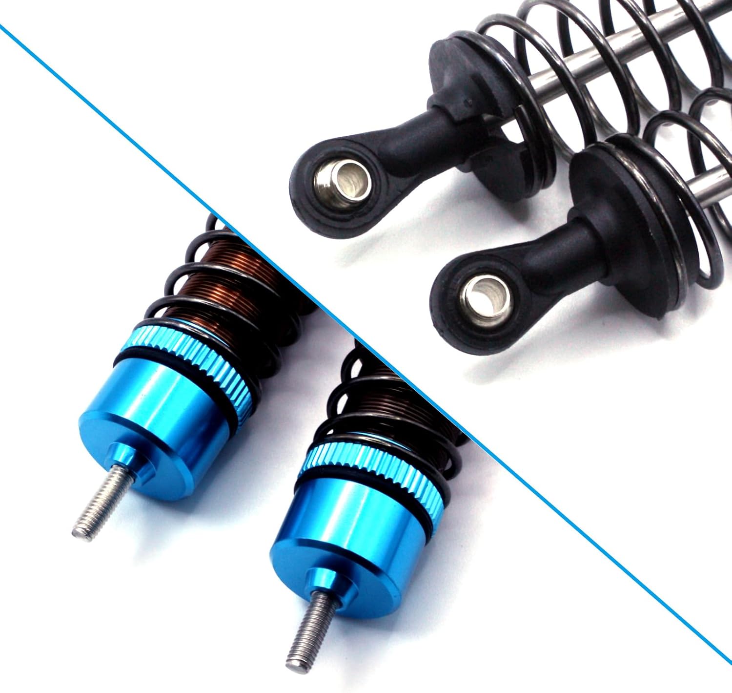 CW01 Oil Shocks Absorber Damper Kit for Tamiya RC Car CW-01 Lunch Box Midnight Pumpkin Chassis Upgrade Parts