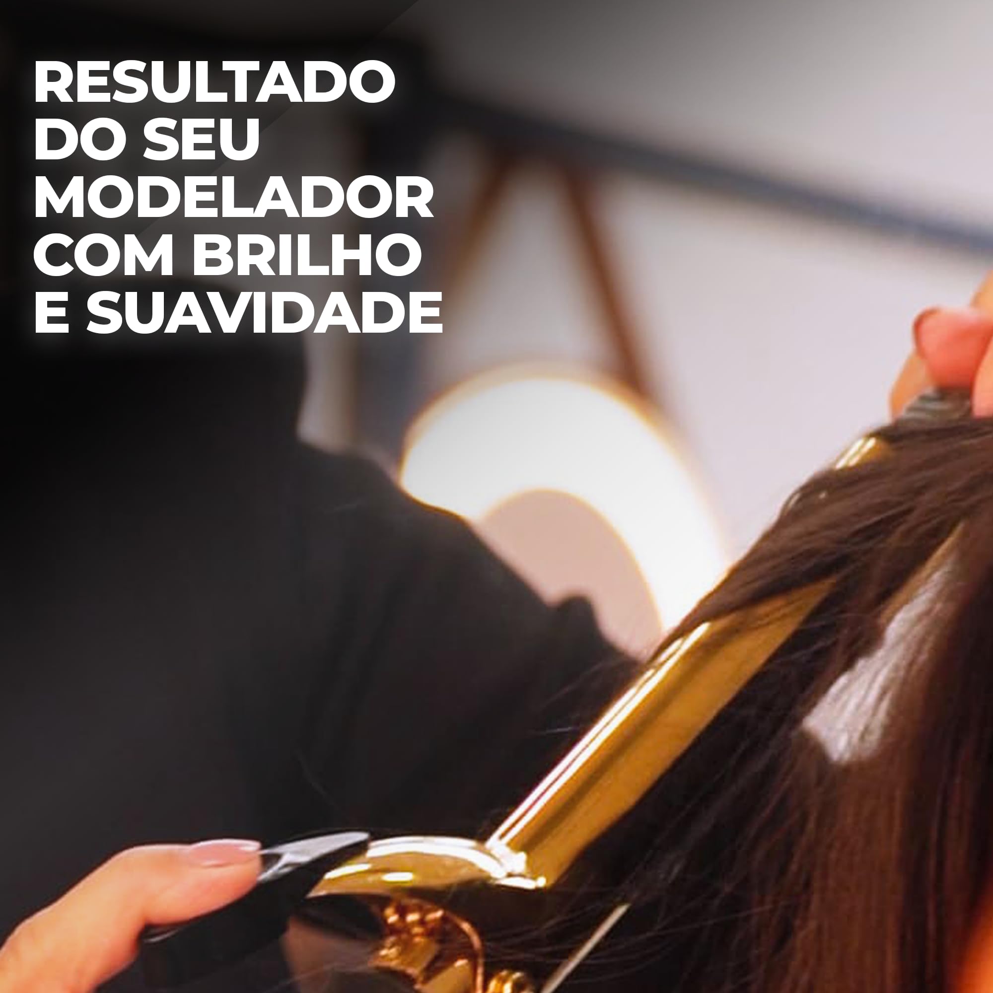 MQ Professional - Rizador de pelo profesional de titanio dorado - 32 mm - Doble voltaje