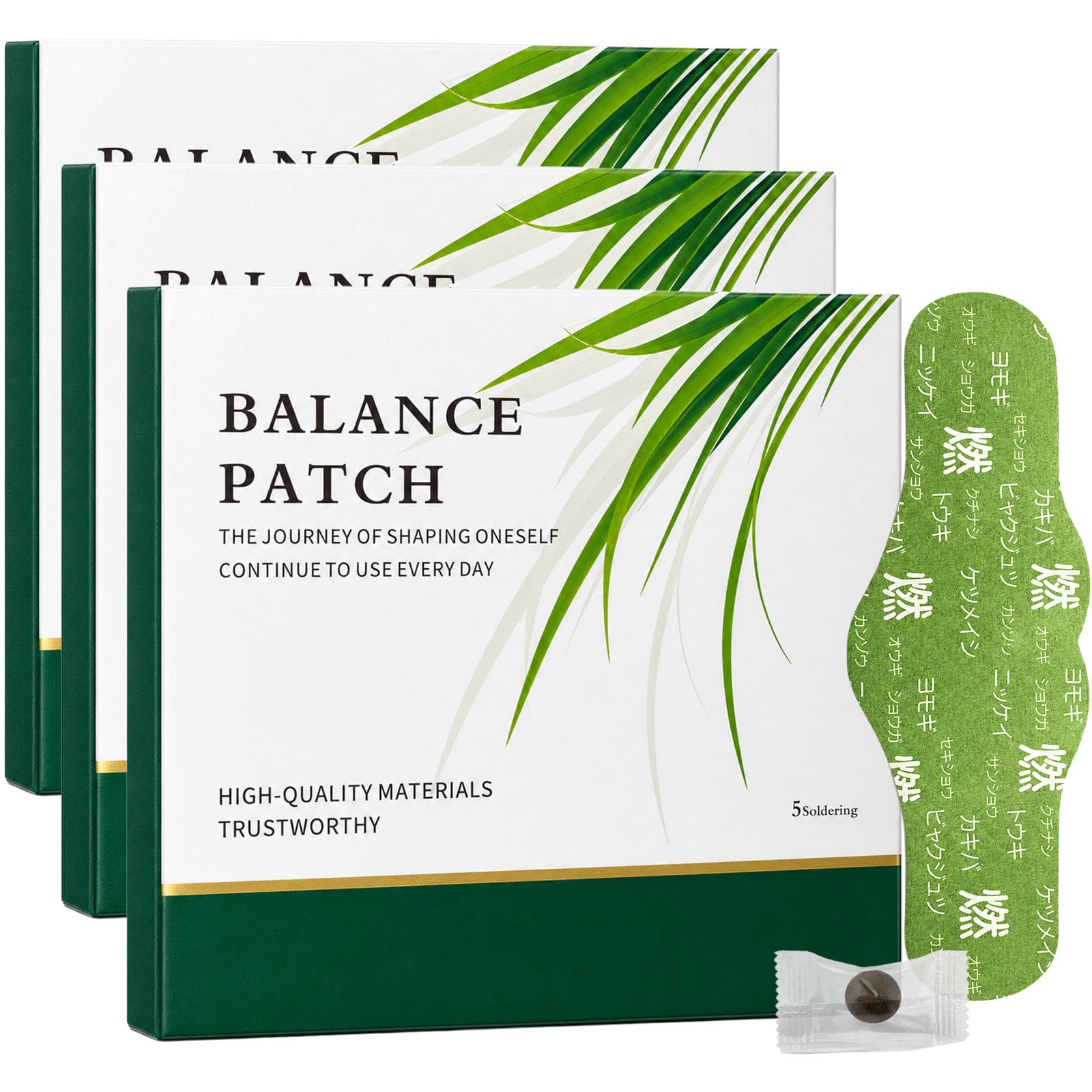 Japanese Herbal Balance Patch, Plant-Based Ingredients, Comfortable Adhesive Design, Easy Topical Use, 2 Boxes, 10 Patches (2) — Amazon image 10