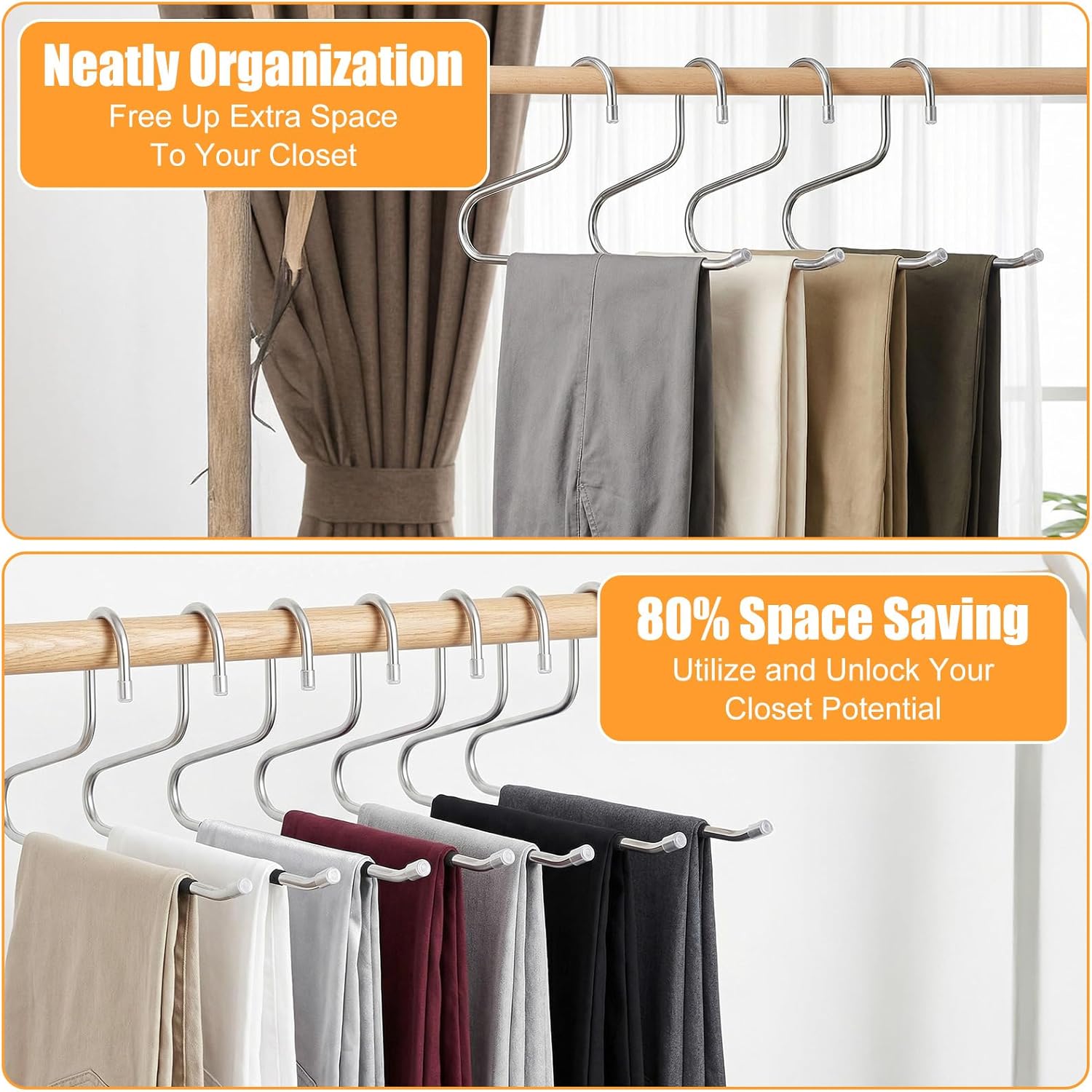 15 Pcs Extended Large Hangers, 14.2 Inch Quilt Hanger Heavy Duty Hangers for Quilts, Comforters, Table Cloths, Pants, Bedding, Drapery, Rugs