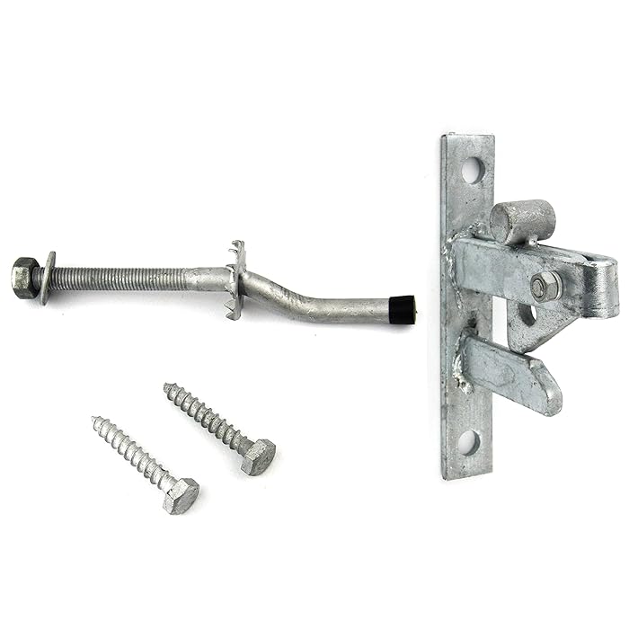 Buy Self Locking Gate Catch Automatic gate Latch with Striker & Screws