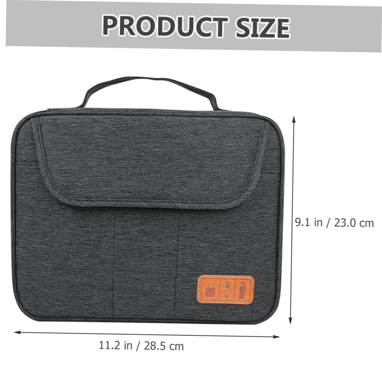 NUOBESTY Organizer Borsa Per Cavi Esterni Custodia Per Dispositivi Elettronici e Digitali Spazio Di Archiviazione Ampio Per Telefoni e Tablet Da Design Strati Maniglia Per Trasporto Comodo