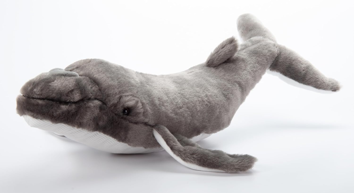 The Petting Zoo Humpback Whale Stuffed Animal Plushie, Gifts for Kids, Wild Onez Sealife Animals, Whale Plush Toy, 20 inches