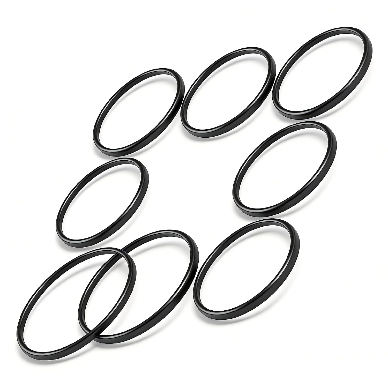 WS03X10054 O-Ring 8 Pack, Replacement for AP3996348 | 1266528 Water Filter Housing Seal，Fit for GE Whole House Water Filter GXWH30C GXWH35F GNWH38F, 5.5" ID Buna-N
