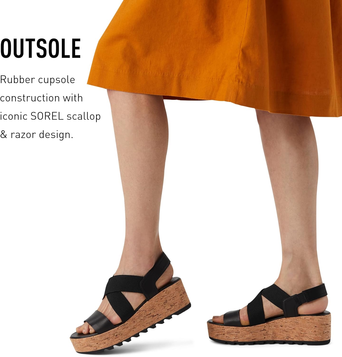 Sorel Women's Cameron Flatform Slingback Sandals - Image 5