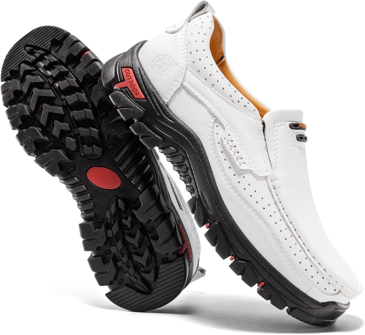 FLYLAND Basic 1.0 Men's Fashion Loafers Vintage Classical Leather Ankle Boots Handmade Chukka Boots Daily Casual Work Office Shoes Driving Shoes - Image 6