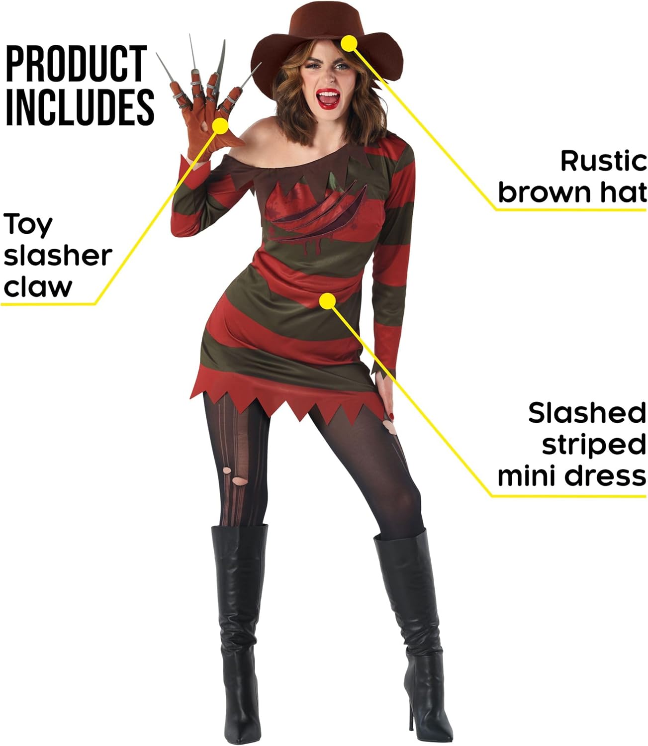 Morph Nightmare Killer Costume Women, Costumes For Women, Womens Halloween Costumes, Halloween Costume Woman - Image 2