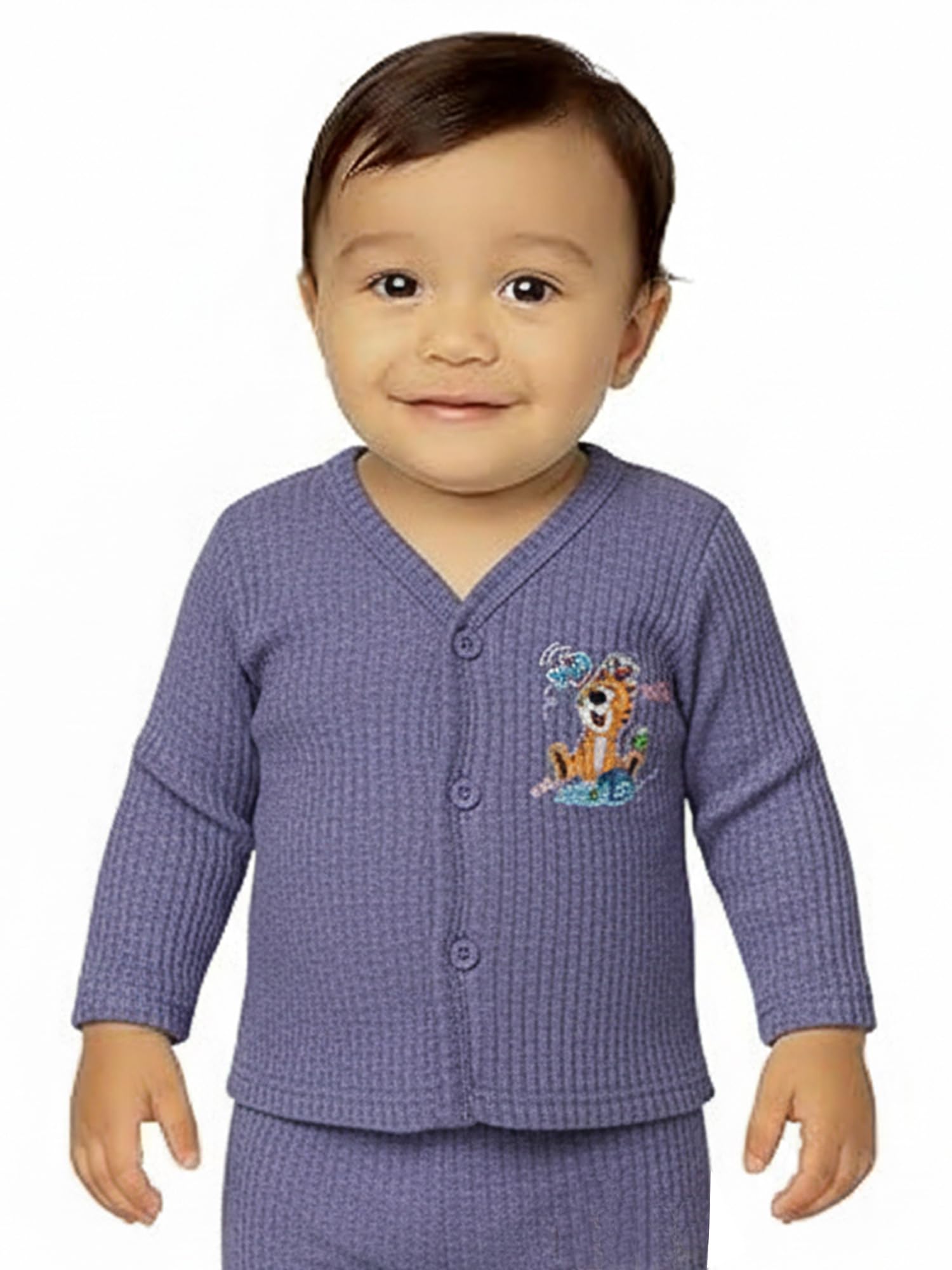 Unisex Thermal Tops Front Open Full Sleeves Pack of 1