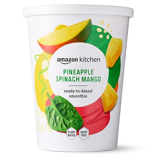 Amazon Kitchen, Pineapple Spinach Mango Smoothie, 7.5 Oz