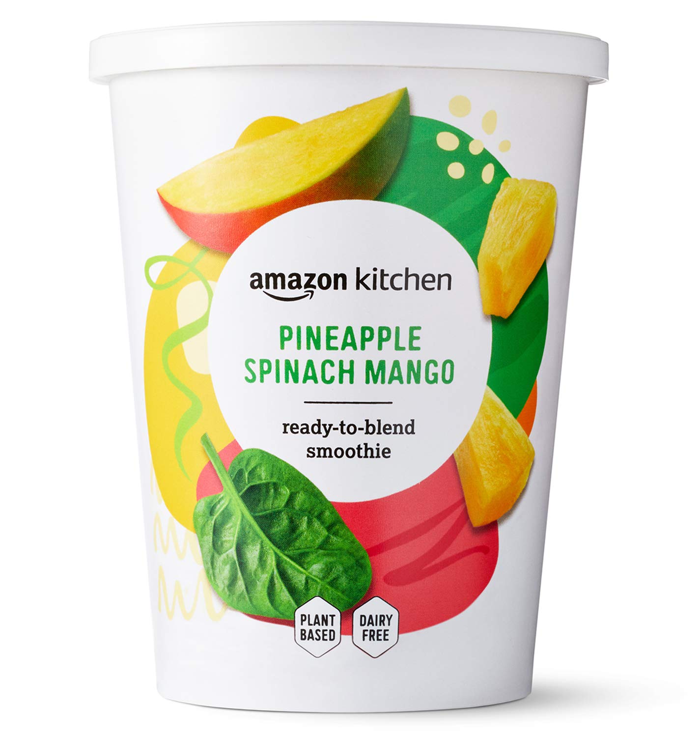 Amazon Kitchen, Pineapple Spinach Mango Smoothie, 7.5 Oz
