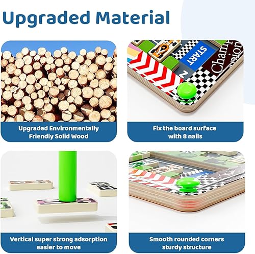 Miniatura 4 de Tablero magnético del laberinto del alfabeto, juguetes Montessori para habilidades motoras finas para niñas y niños, juguetes educativos para