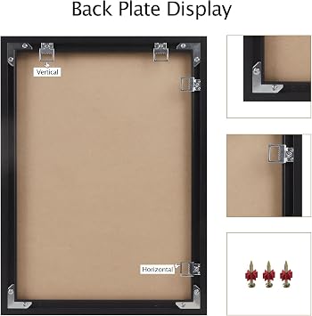 24x36 Poster Frames, 1Pcs, Plexiglass,Silver Aluminum Snap Frame