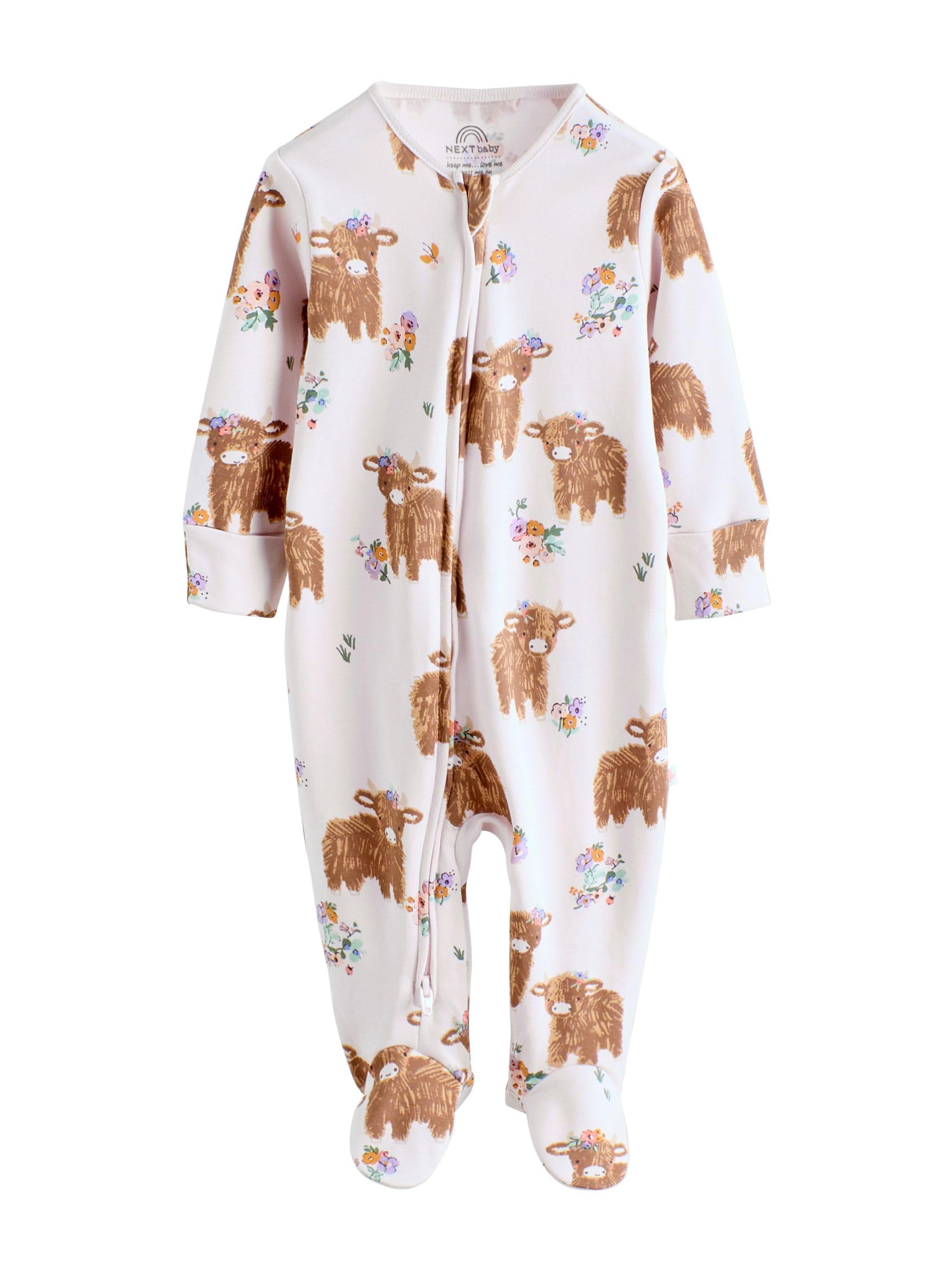 NEXT Bébé Fille Dors-Bien à Zip Double Sens bébé, Lot de 3