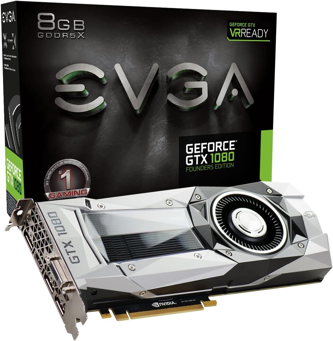 Evga Geforce Gtx 1080 Founders Edition 8gb Gddr5x Led Dx12