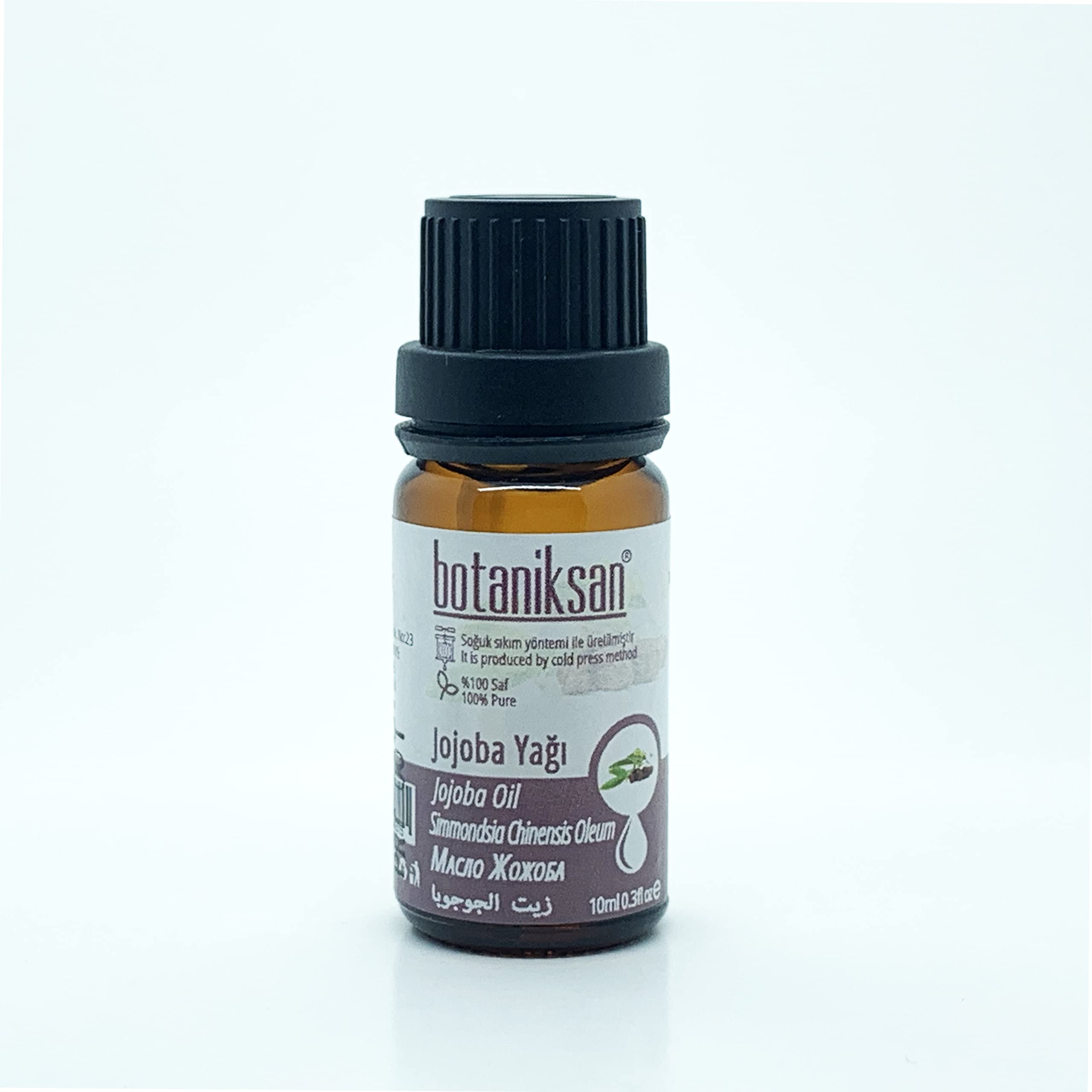 Botaniksan Jojoba Yağı 10ML Soğuk Sıkım, Saf, Doğal, Katkısız