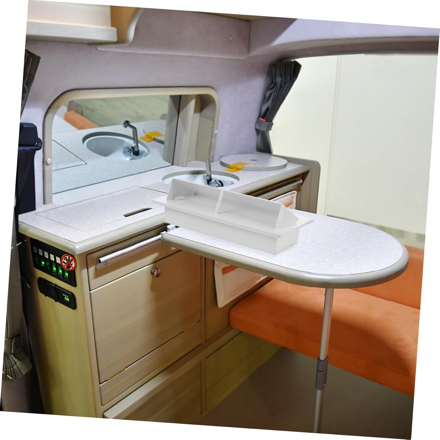 jojofuny 4pcs Ventilation Cover Floor Register Cover for Rv to Install Multi-Functional Accessory for Air Conditioning Range Hood Sleek Design