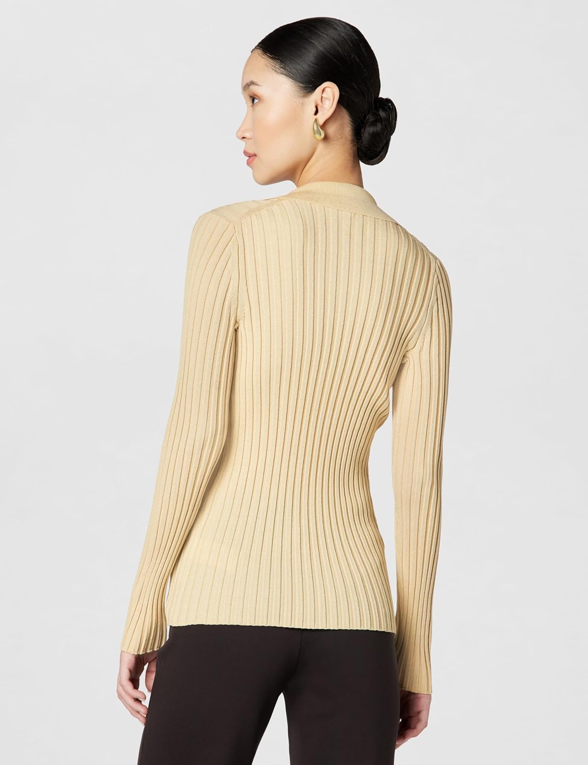 Vince Women's Ribbed Button Up Cardigan