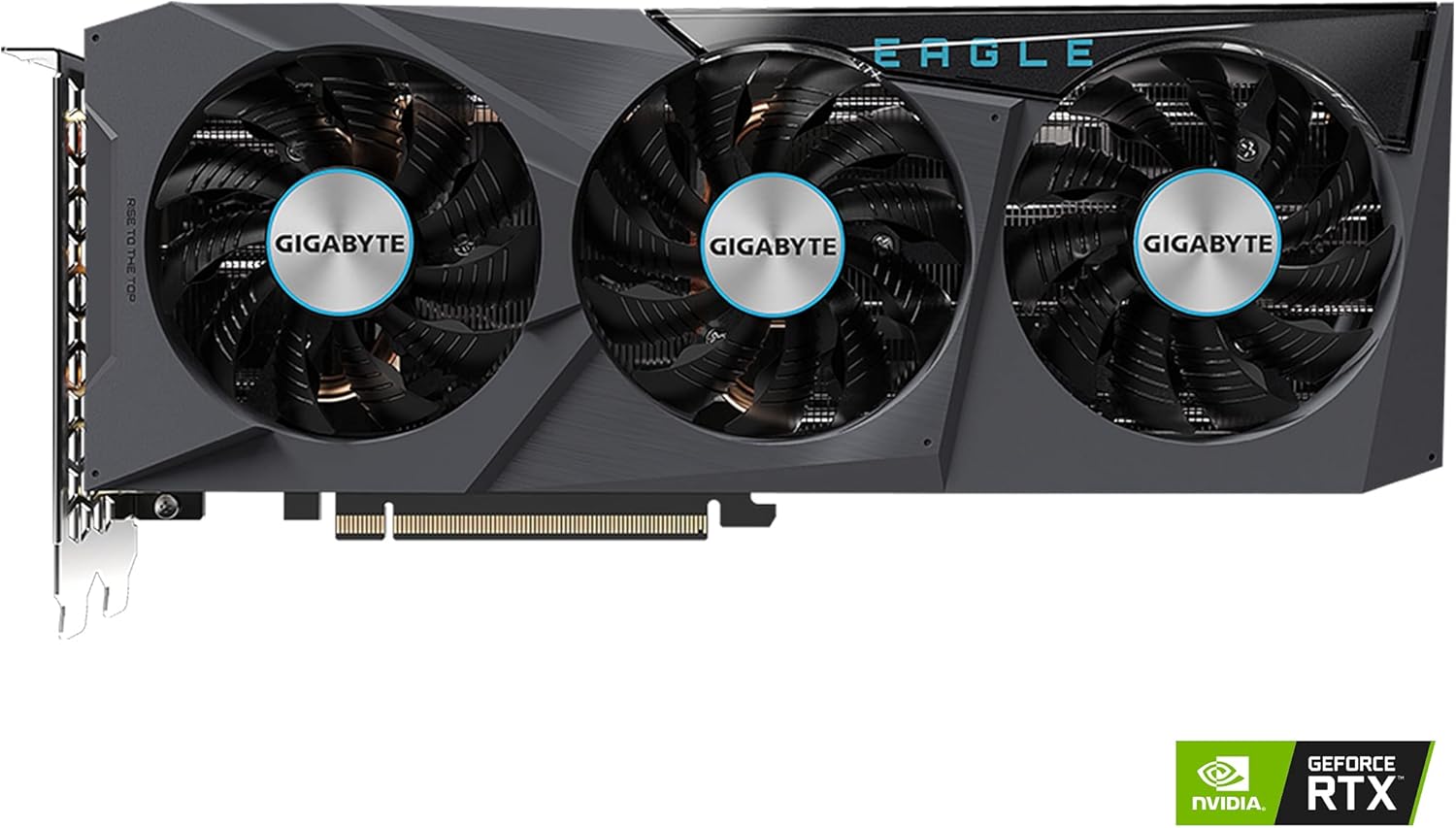 GIGABYTE GeForce RTX 3070 Eagle OC 8G (REV2.0) Graphics Card, 3X WINDFORCE Fans, LHR, 8GB 256-bit GDDR6, GV-N3070EAGLE OC-8GD REV2.0 Video Card