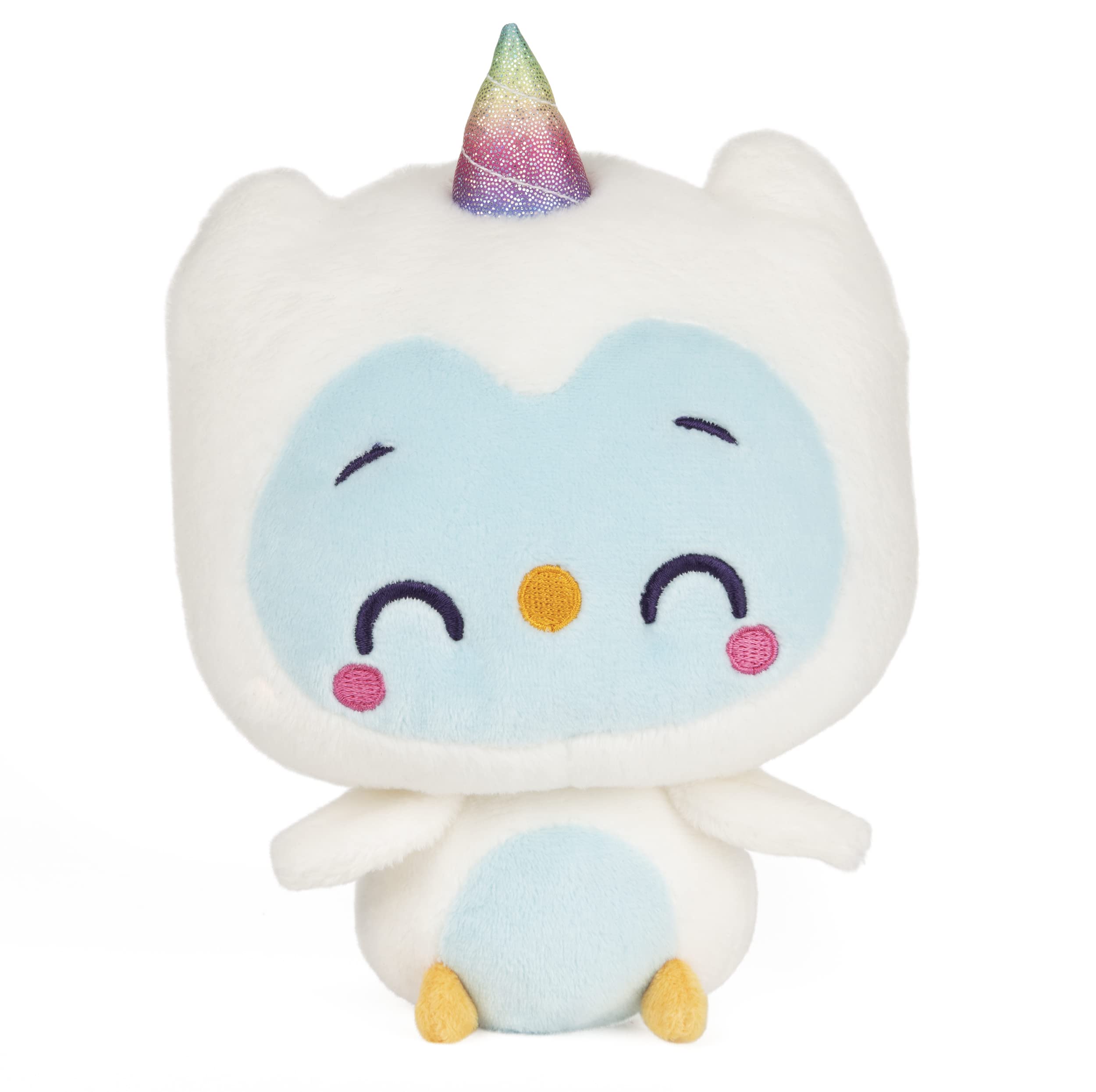 GUND Drops, Vicki Hoots, Expressive Premium Stuffed Animal Soft Plush Pet, White, 6”