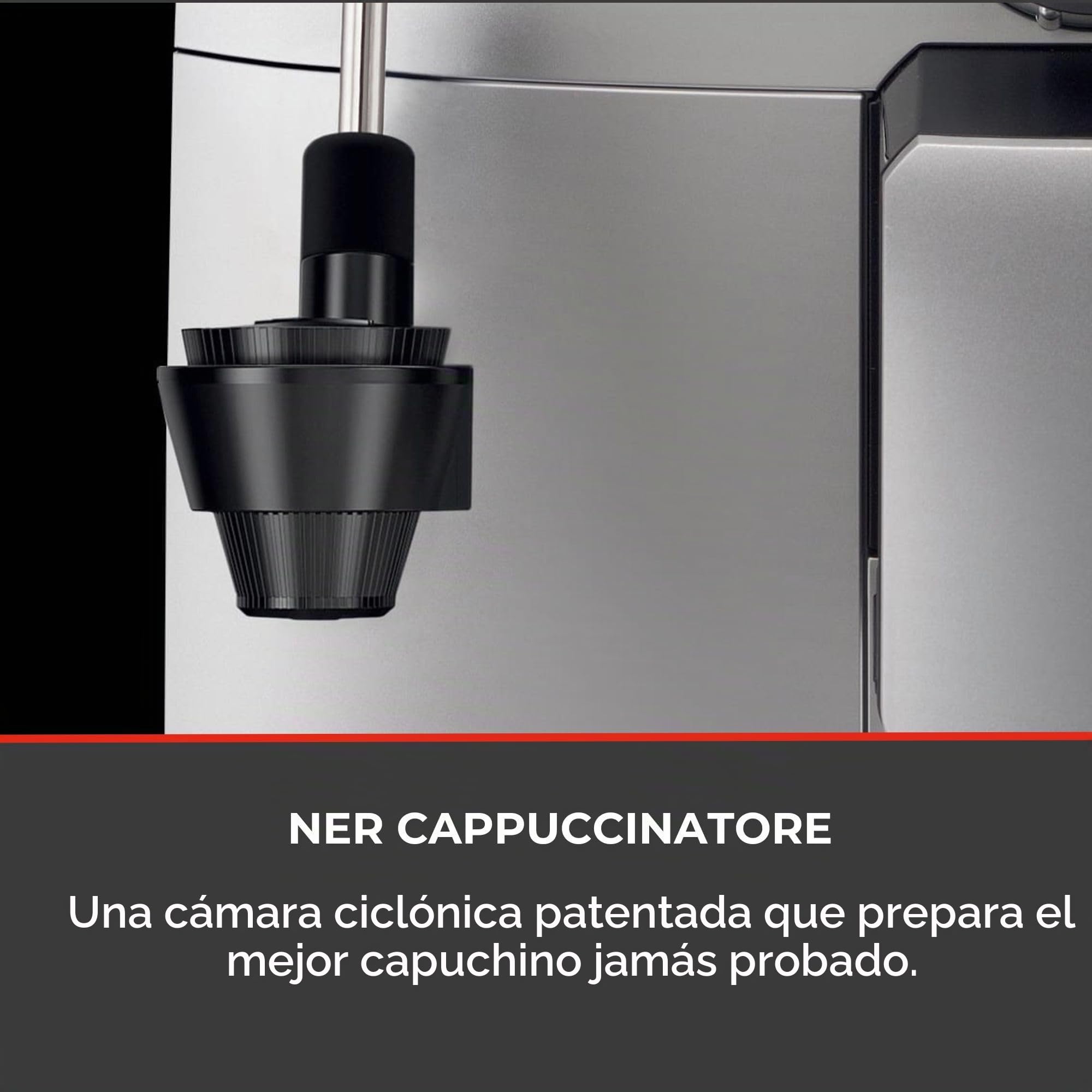Gaggia HD8749/11 Naviglio Deluxe - Cafetera Automática, para Espresso y Cappuccino, Café en Grano, 1,5 L, 100% Made in Italy 15 Bar, 1850 W, 230V, Plata, 100% Made in Italy