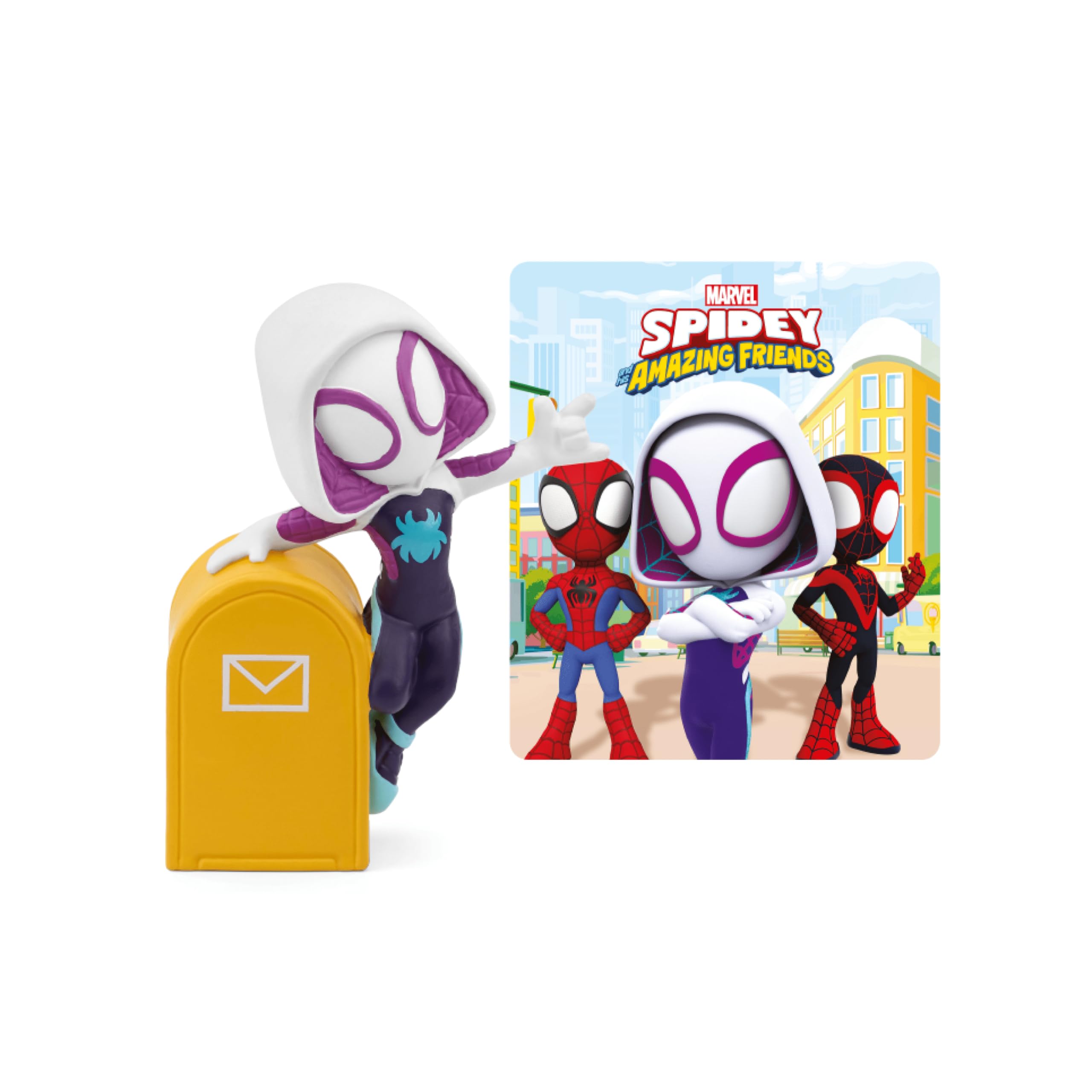 Tonies Ghost-Spider Audio Toy Character from Marvel's Spidey and His Amazing Friends