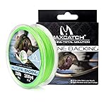 Maxcatch Braided Fly Line Backing for Fly Fishing 20/30lb(White, Yellow, Orange, Black&White, Black&Yellow) (Green, 20lb,100yards)