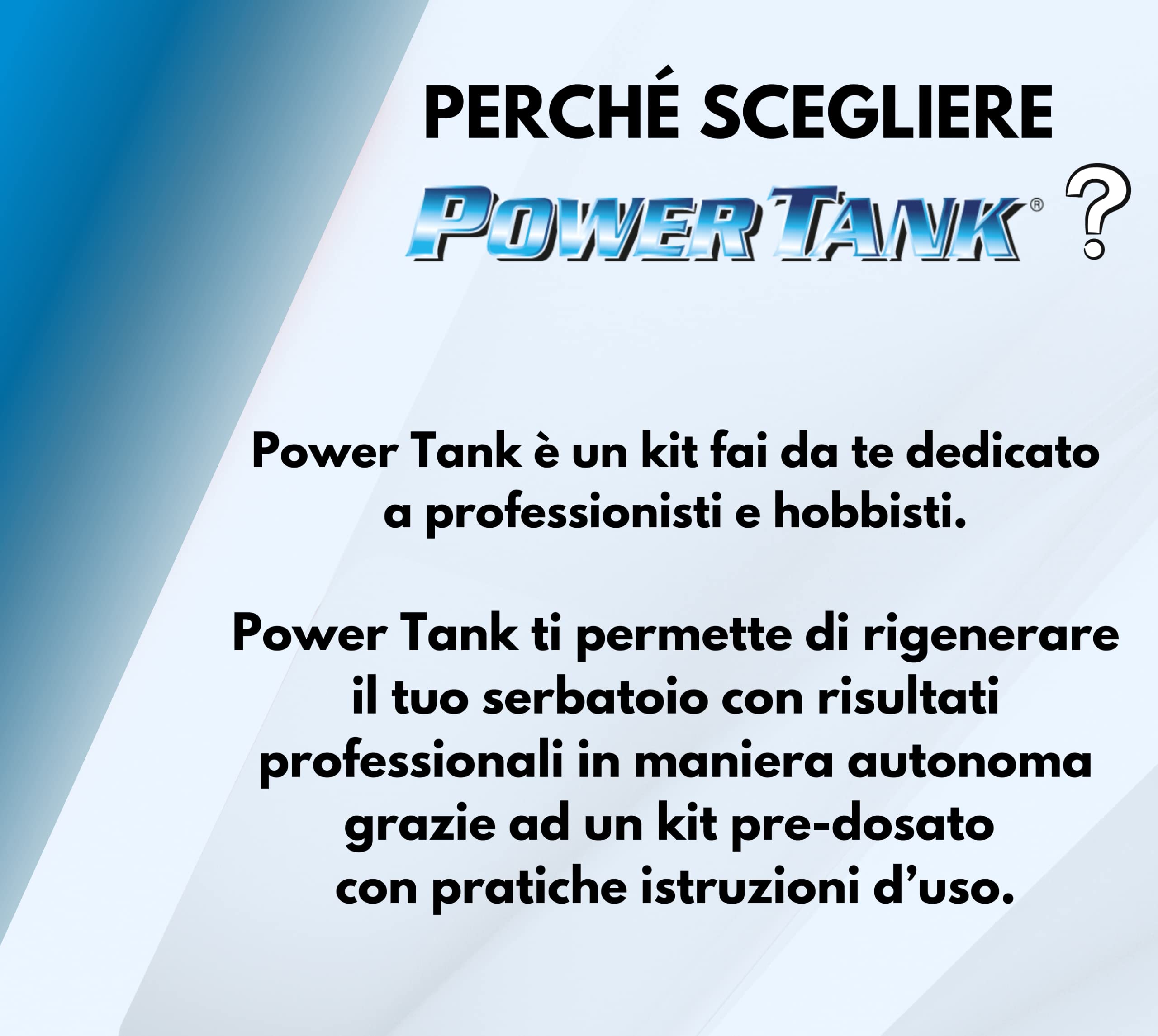 POWER TANK Bianco CERAMICO Trattamento Serbatoio Moto (8/10 Litri) Kit Piccolo Small 350 gr per Interno Serbatoi Elimina la Ruggine Ripara Protegge Arrugginito da Moto Vespa d'Epoca con Antiruggine