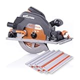 Evolution Power Tools R185CCSX Multi-Material Circular Track Saw Kit with 40