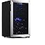NewAir Wine Cooler and Refrigerator | 43 Bottle Capacity | Freestanding/ Built-in Countertop Wine Cellar in Stainless Steel w