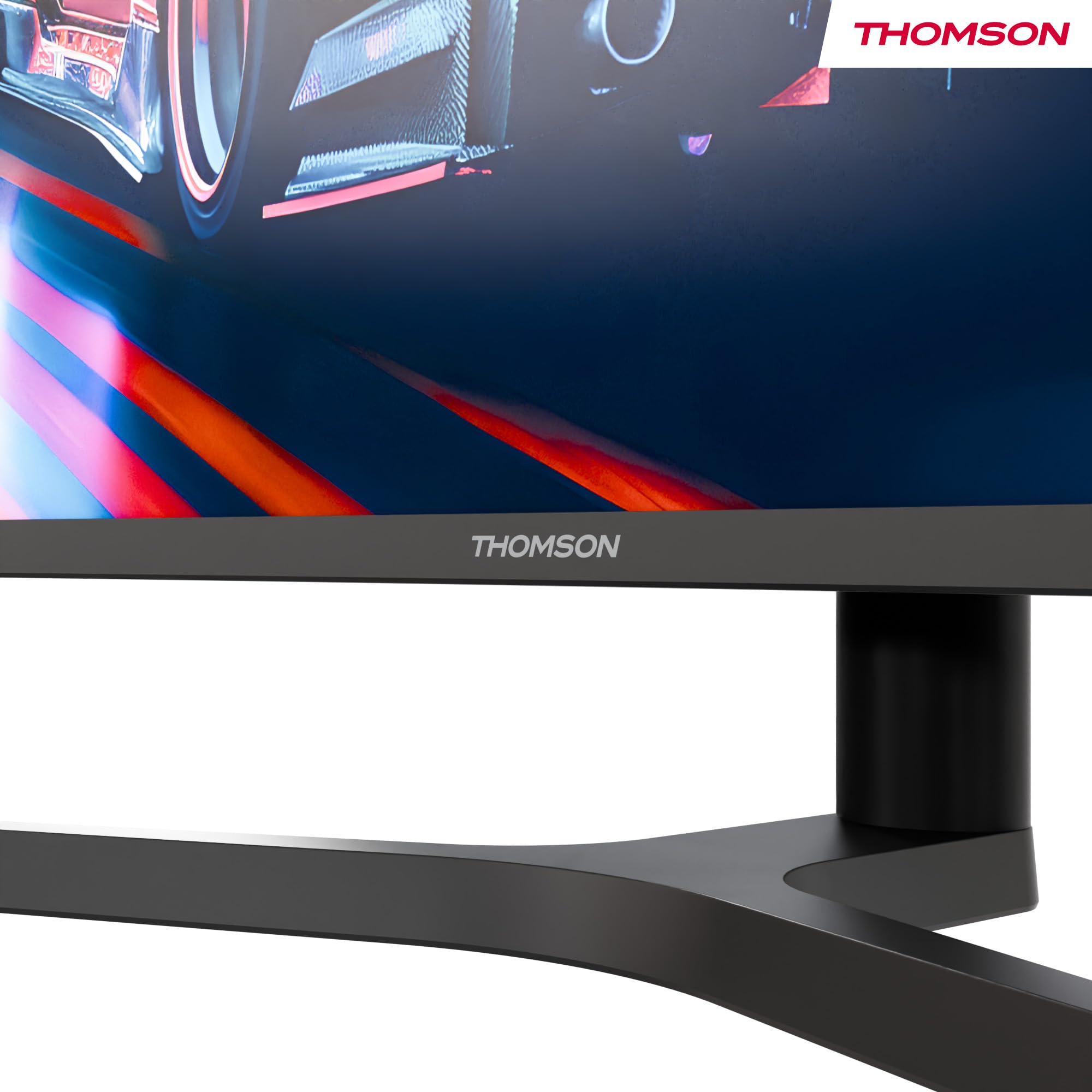 THOMSON Gaming Monitor 34 Pulgadas UWQHD Monitor, 240Hz VA EyeCare Display, 1ms, Adaptive Sync, Speaker, HDR10, HDMI&DP, M34QG7Y14C