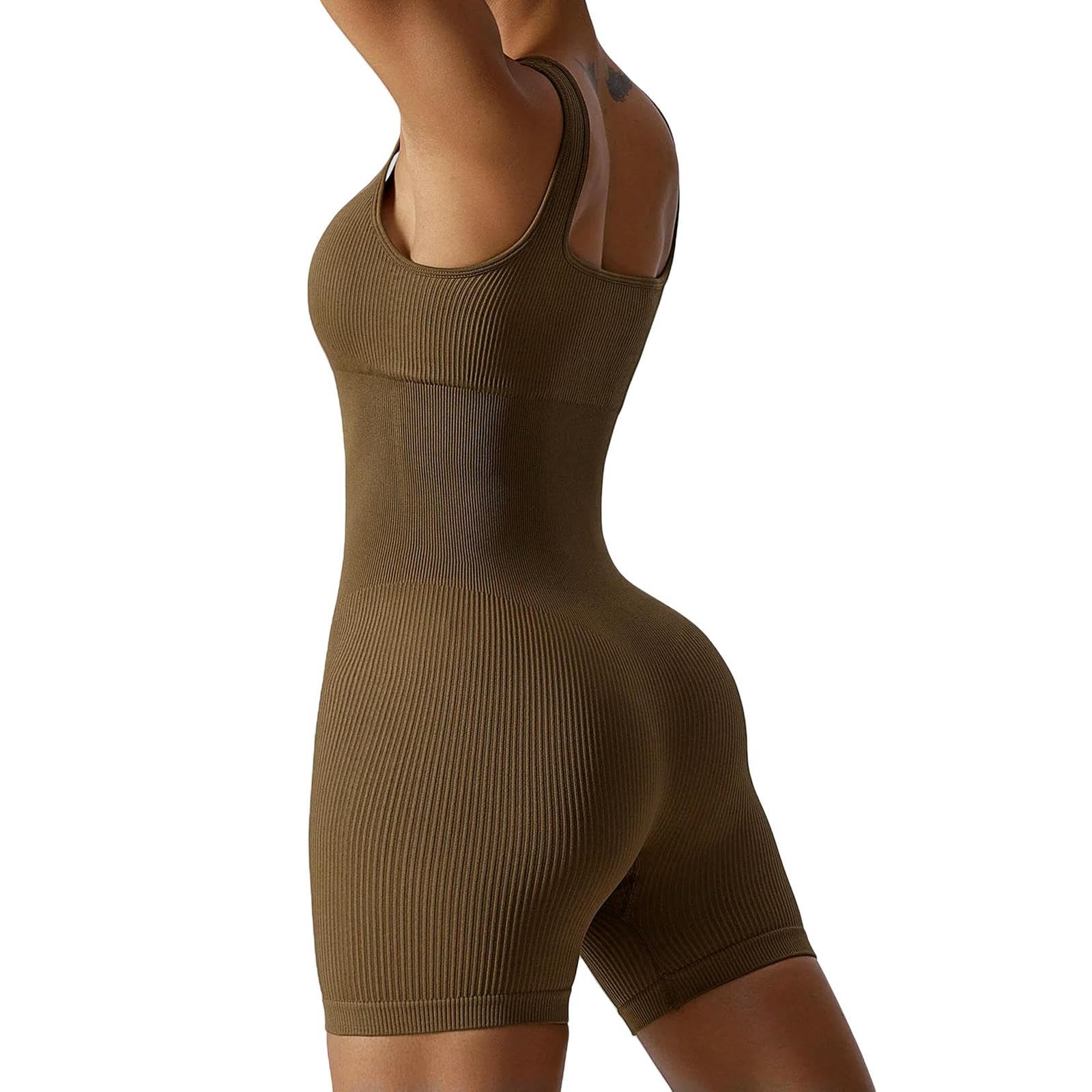 bielizna modelująca damski kombinezon do jogi, jednoczęściowy, kontrola brzucha, bezszwowy kombinezon, wyściełany biustonosz sportowy, śpioszki, fitness, odzież sportowa