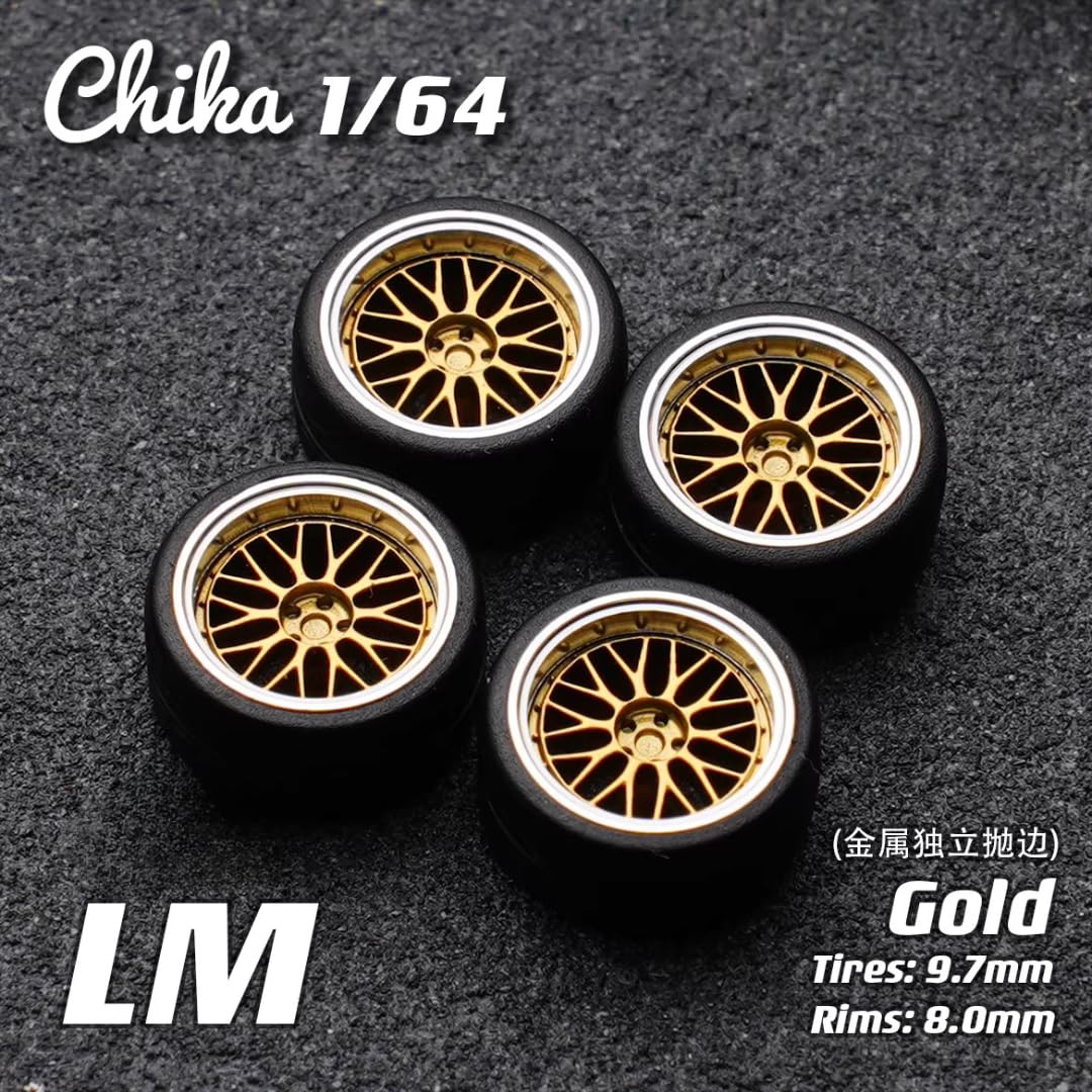 タイヤ・ホイール masa64 1 Amazon.co.jp: Chika 1/64 ミニカー用 カスタムホイール 1台分 LM_97