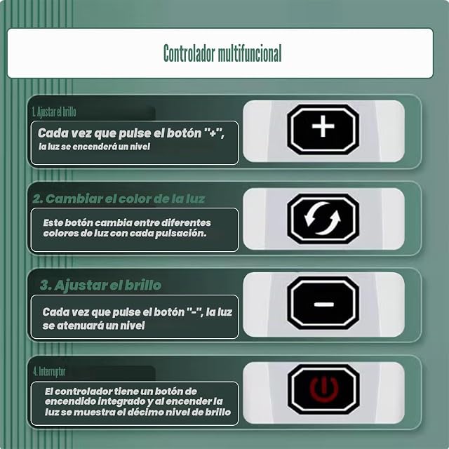 Foto 6 de 6 de GERUI 3W Luz de acuario en clip, luz USB para acuario ajustable para enchufar
