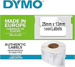 DYMO Roll of 1000 Multi-Purpose Removable Adhesive Labels 25 x 13 mm – 11353