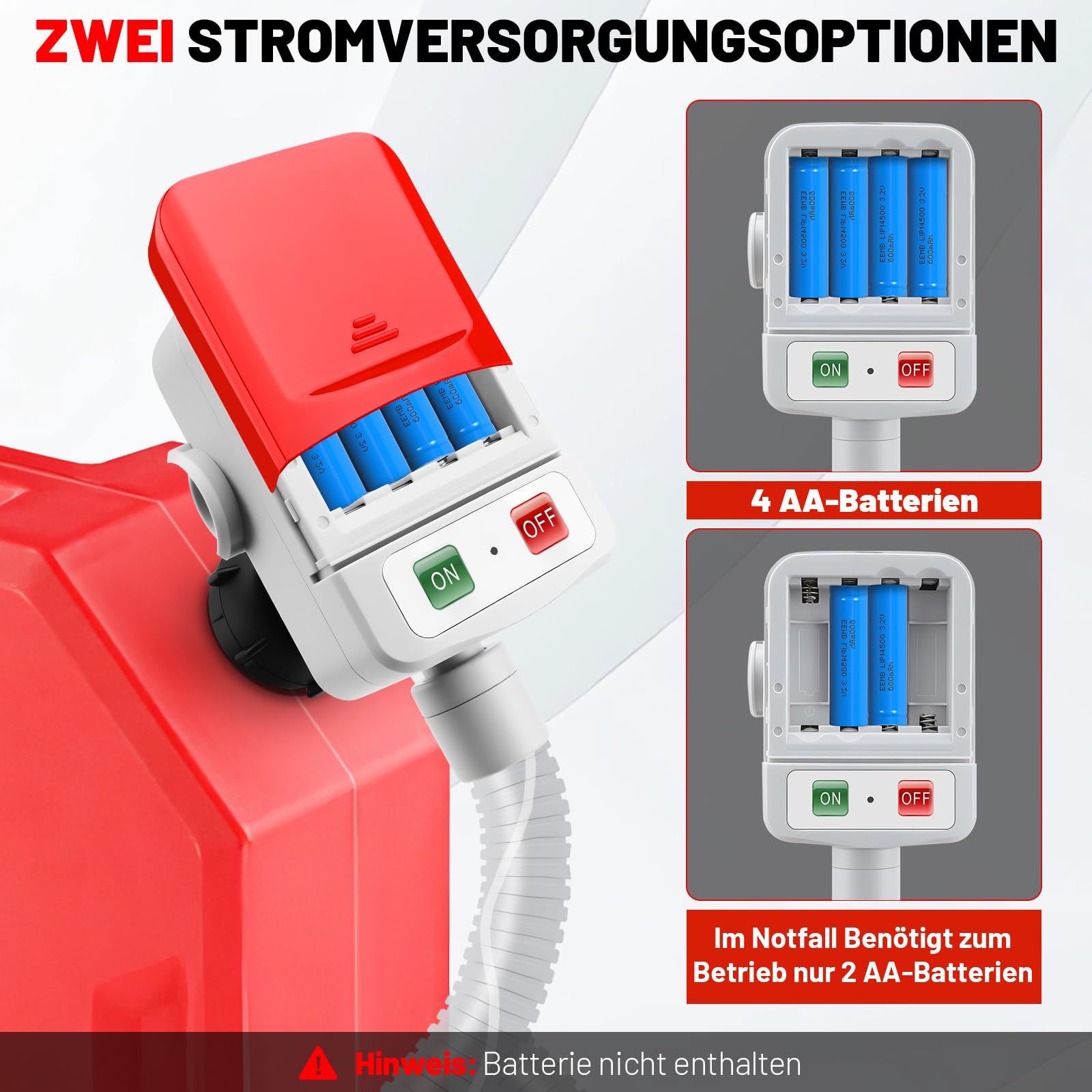 KAOLALI Pompa do oleju napędowego 12V z automatycznym wyłącznikiem (9L/min) na olej napędowy z głowicą 28mm, elektryczna pompa benzynowa do samochodu, kampera, generatora, łodzi