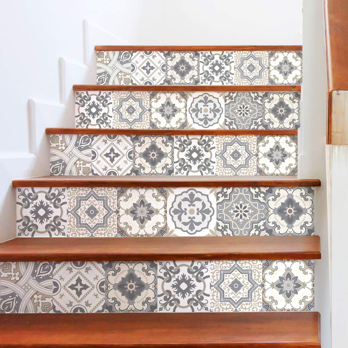 Ambiance Sticker Tile Stairs 2 Strips 15 x 105 cm