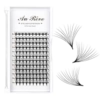 Vista 46 de YY - Extensiones de pestañas Y, rizo D, 0.003 in, 0.315-0.591 in, bandeja mixta, extensiones de pestañas con volumen, fácil aplicación en abanico