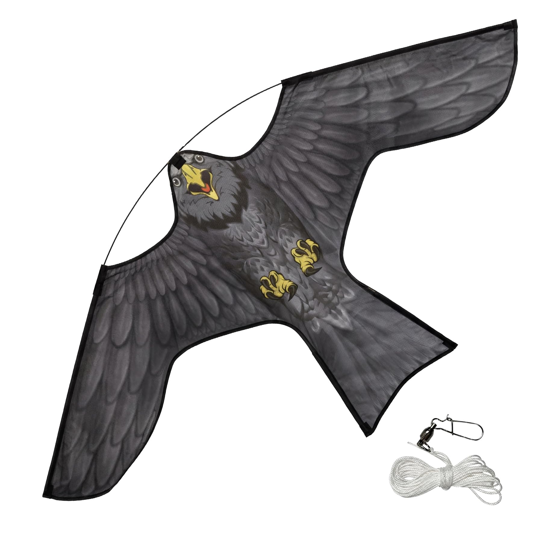 VOUNOT® Bird Scarer Hawk Kite, Flying Bird Deterrent Kites for Garden, Farm, Allotment, Outdoor Lawn, Model D