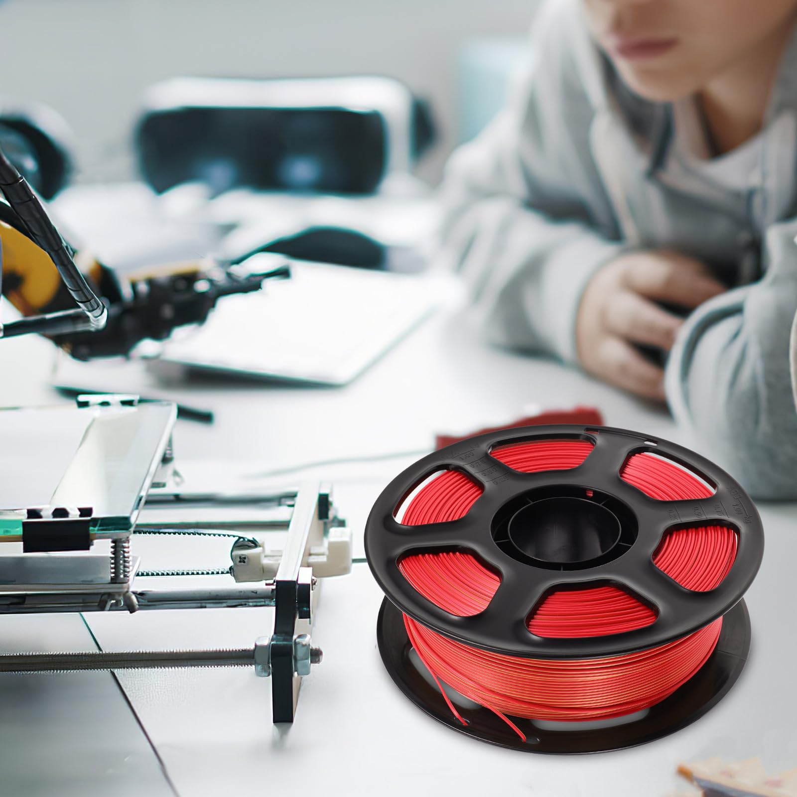 Pla Filament Glänzend 1, 75mm Zweifarbiges, für 3d-drucker
