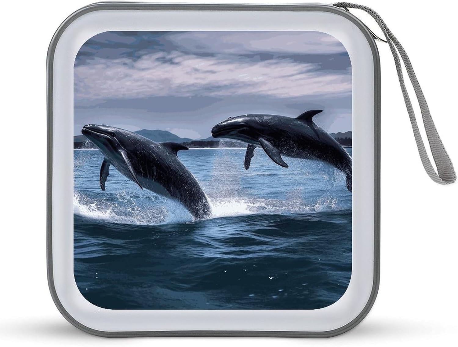 Jumping Whales CD Case CD Storage Box DVD Sleeves