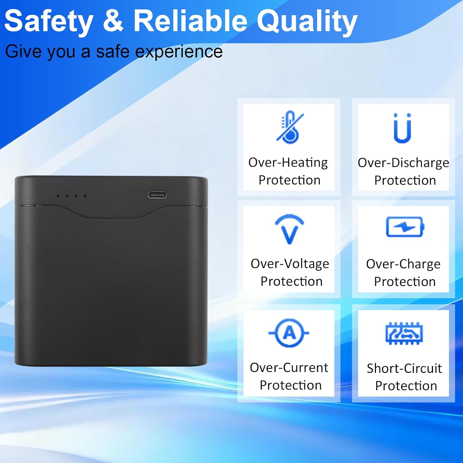 MULS 10000mAh Replacement Battery Compatible with JBL PartyBox Stage 320,Xtreme 4 Portable Speaker,Rechargeable for JBL Battery 400 7.4V 74Wh Include USB-C Port - Image 4