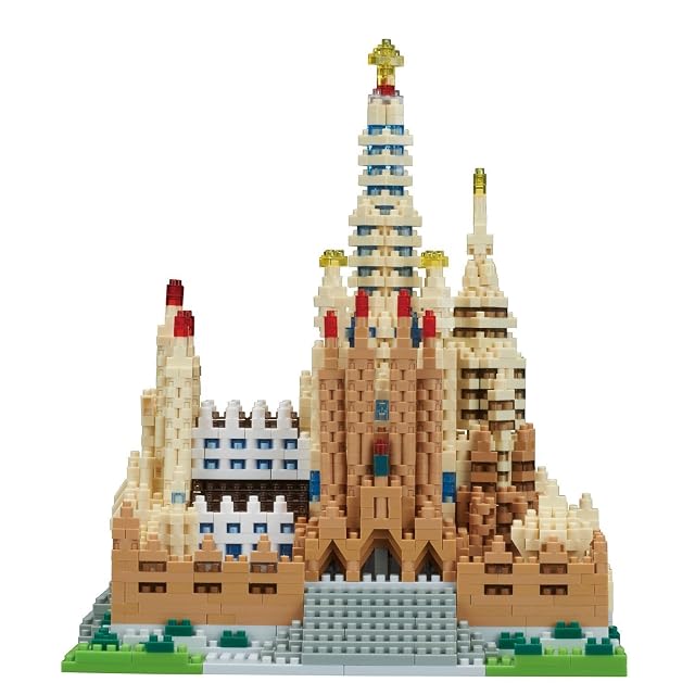 Foto 4 de 5 de nanoblock NB-028 Sagrada Familia - Puzle 3D con minibloque, 2660 Piezas, Nivel de dificultad 5, para Expertos