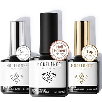Amazon | Modelones ジェルネイル トップコート ベースコート