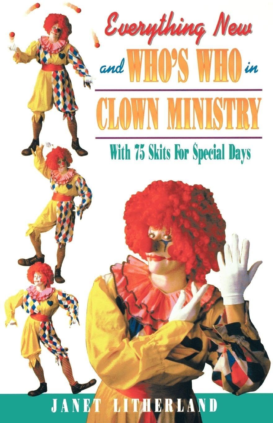 Livre de clown ministry avec 75 sketchs chretiens pour fetes