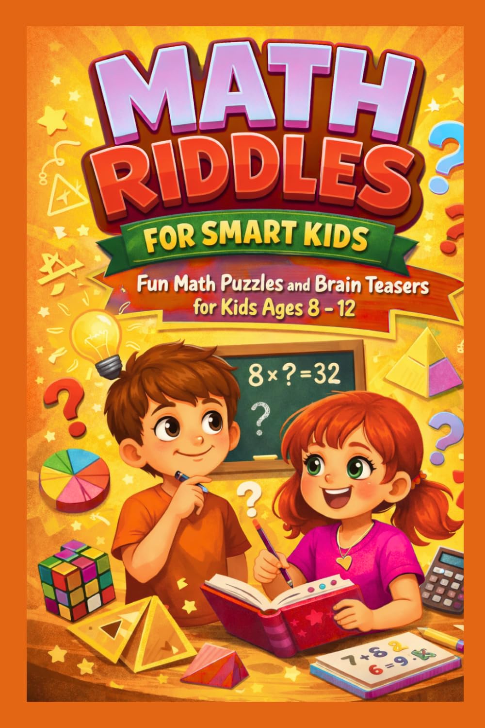 Math Riddles For Smart Kids: Fun Math Puzzles And Brain Teasers For Kids Ages 8-12