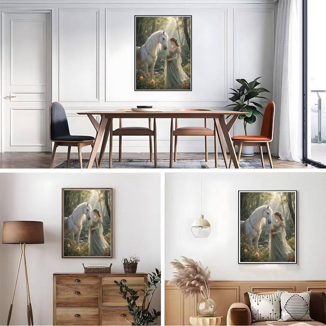 Diamond Painting Princesa, Manualidad Creativa y Relajante 100x130cm C8-148